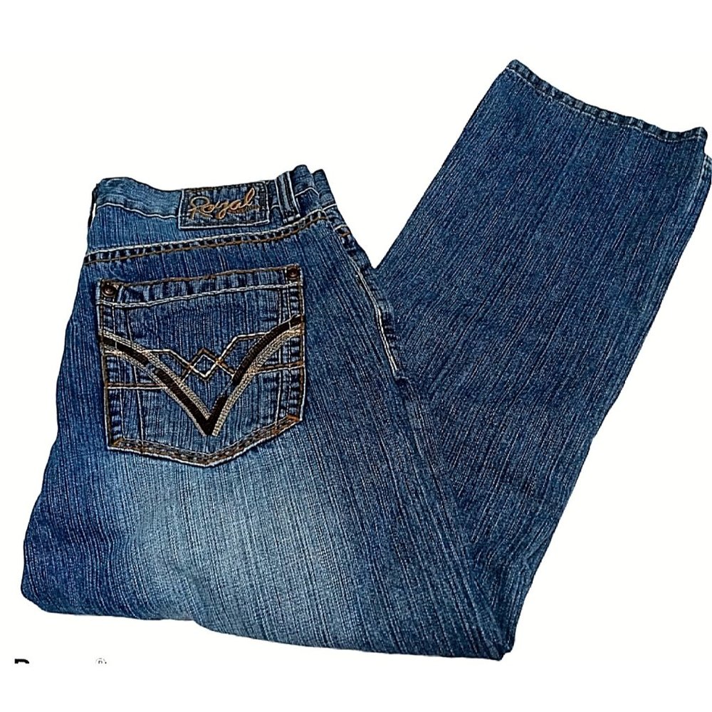Royal Premium Mens Jeans 36x30 Straight Leg